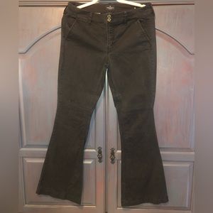 American Eagle Stretch Black Pants Size 10